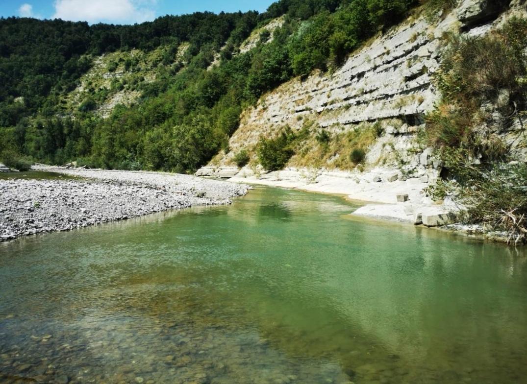 Appartement Il Nido Di Matilde _Monolocale Design Sul Fiume_ à Rossena Extérieur photo